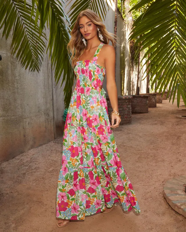 Floral Maxi Dress Emelia Floral Print Maxi Dress