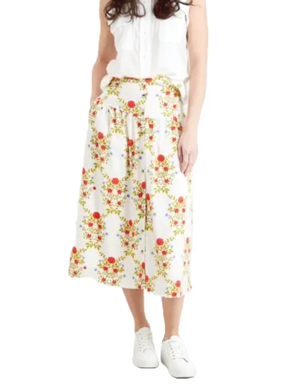 Floral Print Full Midi