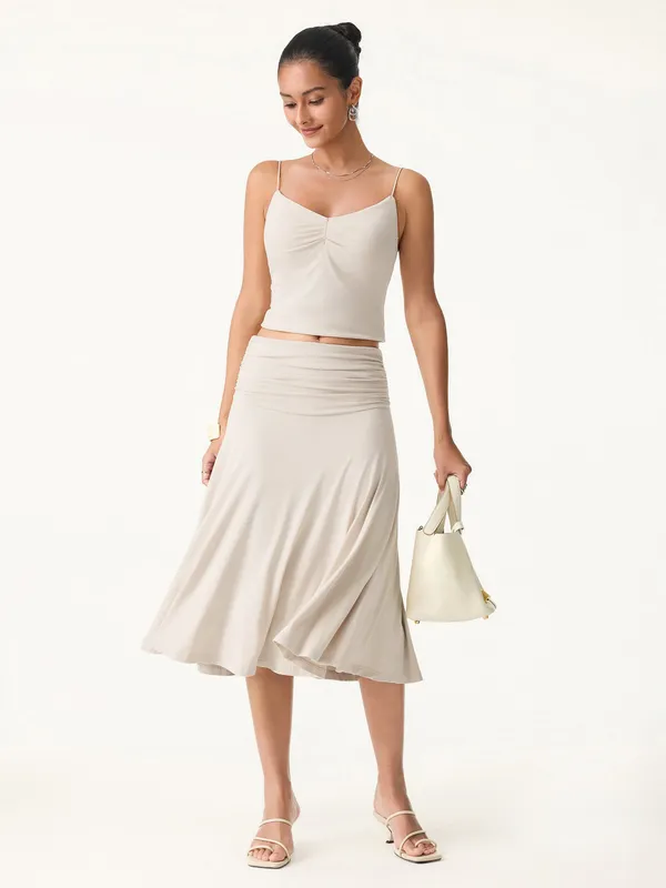 Flowy Side Ruched A-line