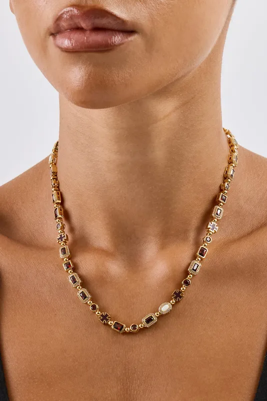 Gemstone Chain Necklace