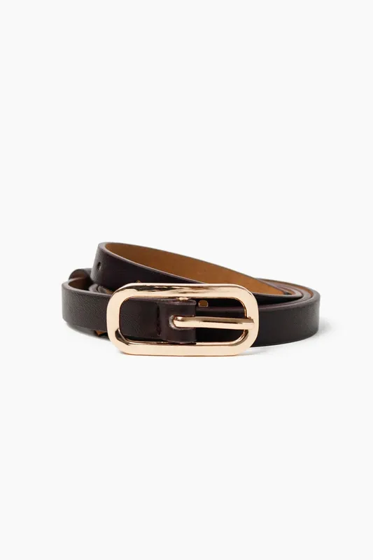 Gigi Thin Belt Brown