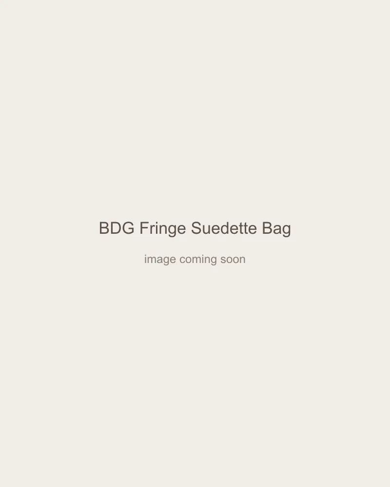 BDG Fringe Suedette Bag