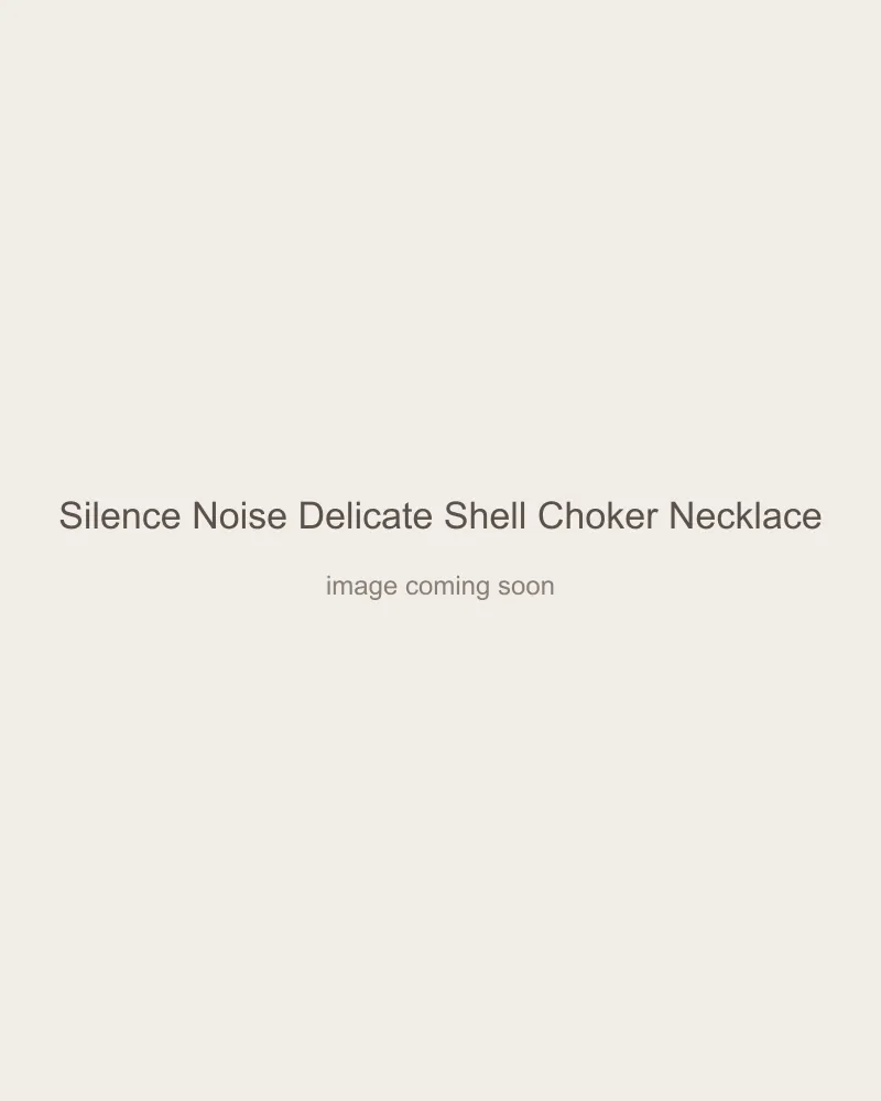 Silence Noise Delicate Shell Choker Necklace