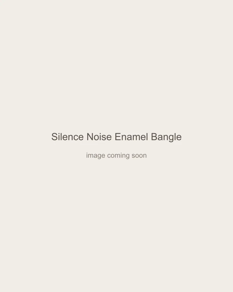 Silence Noise Enamel Bangle