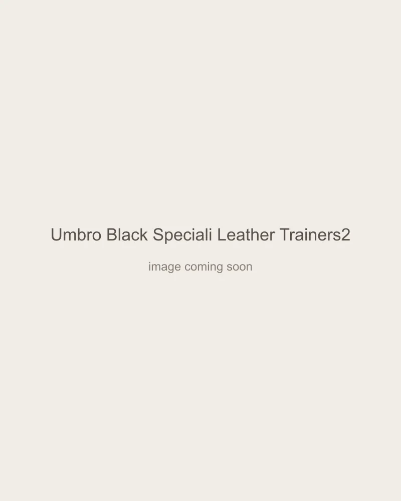 Umbro Black Speciali Leather Trainers2