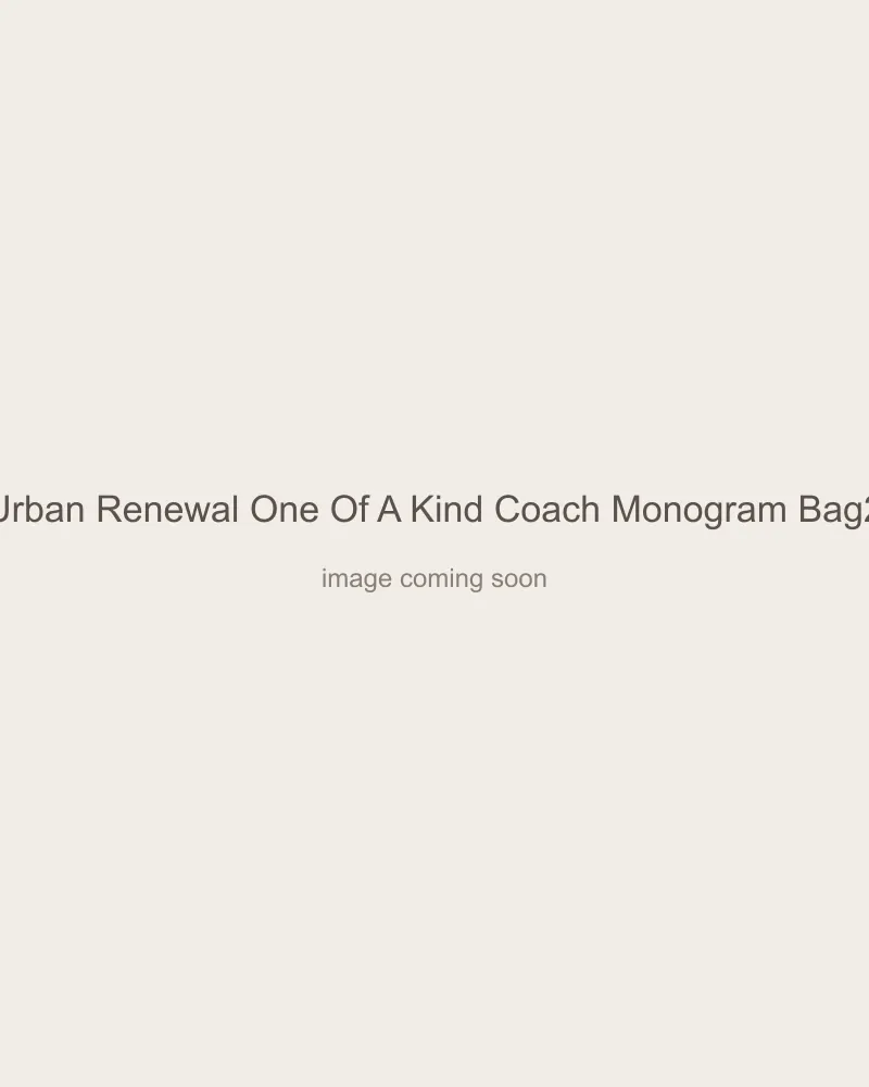 Urban Renewal One Of A Kind Coach Monogram Bag2