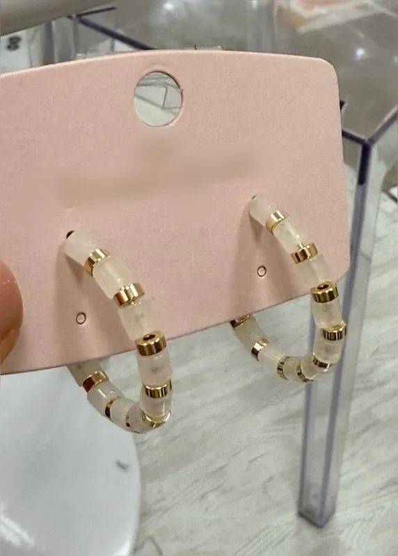 gold minimal earrings