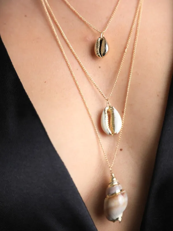 Gold Shell Necklace