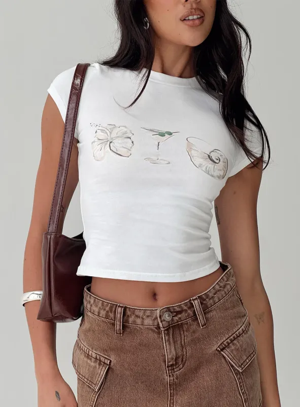 Graphic Tee Odyssey Tee White