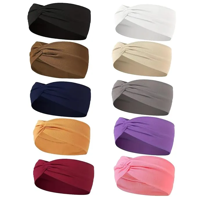 Grey Cotton Ribbed Headband