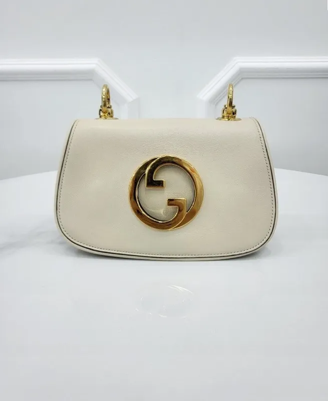 Gucci Blondie Mini Shoulder Bag Cream 698643 140333106