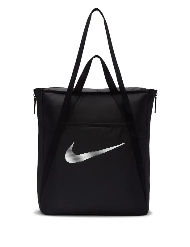 Gym Tote Black White