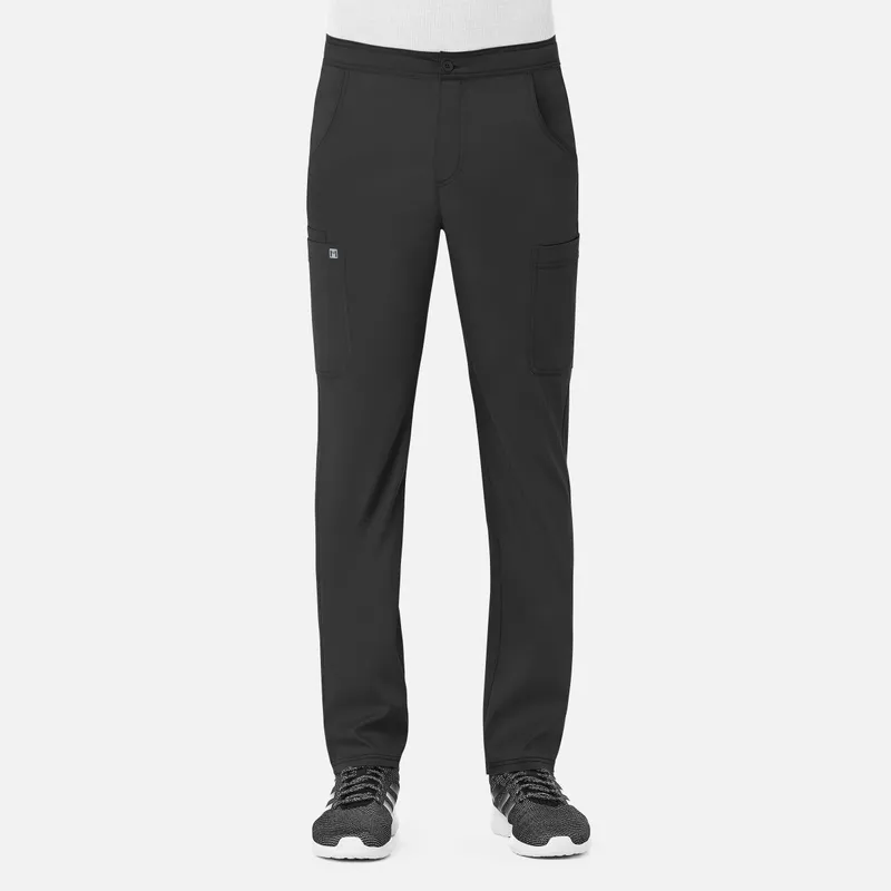 Half Elastic Waist Tapered Cargo Pant 8502