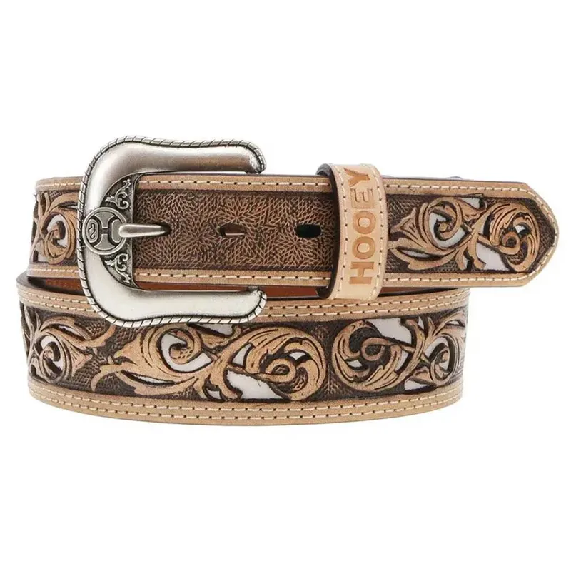Hand Tooled Leather Belt