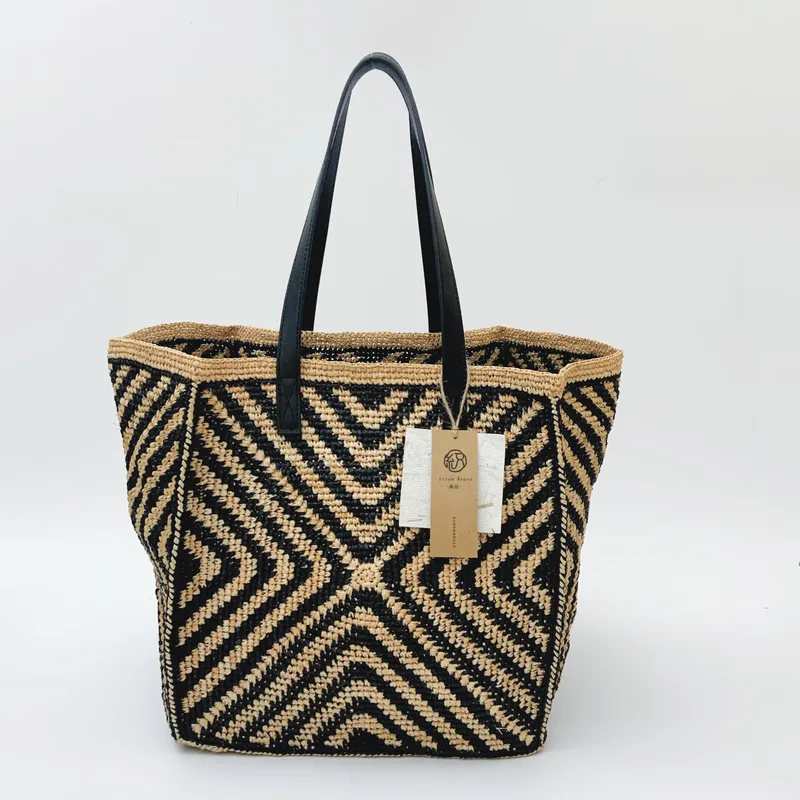 Handmade Raffia Tote Bag