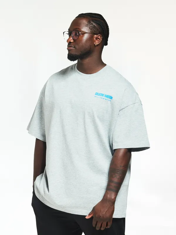 Heather Grey Oversized Lifting