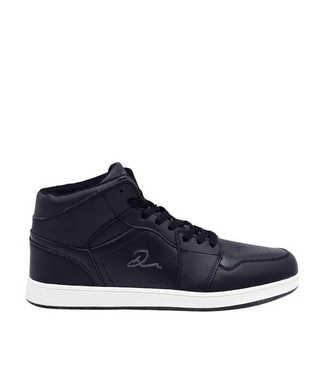 High Top Black White Shoes