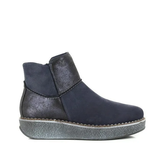 Hrs 23474 Navy Ankle Boots