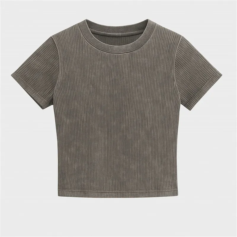I Saw It First Wash Cropped Tshirt