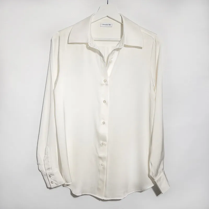 Ivory Silk Blouse