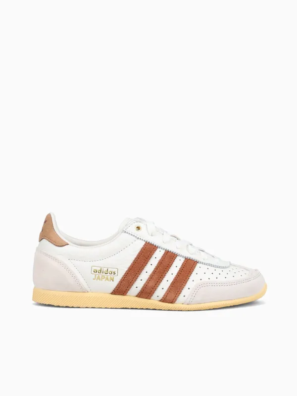 Japan W Off White Bronze Leather
