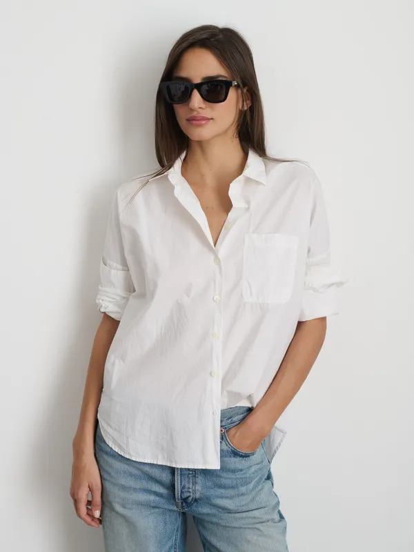 Jo Shirt In Cotton Poplin