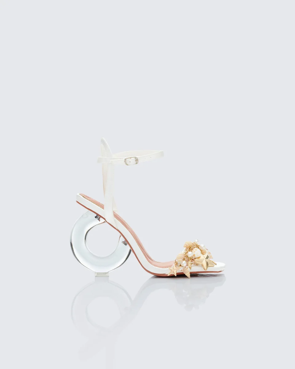 Jude Gold Seashell Charm Shoes