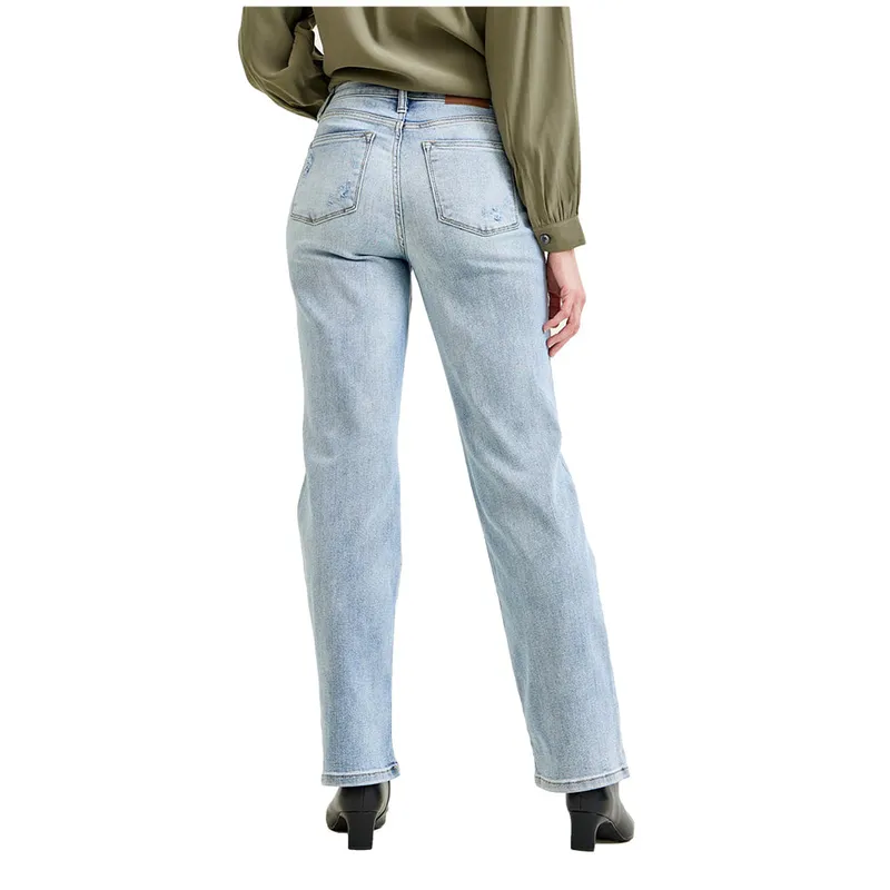 Judy Blue ' Light Wash Straight Leg Jean