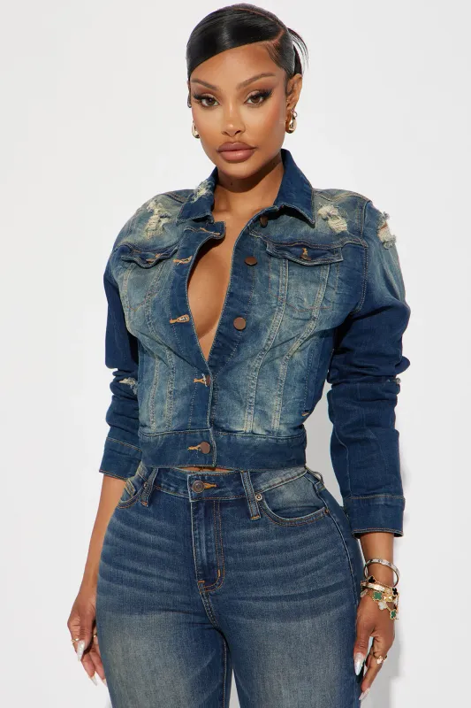Kelly Denim Jacket Dark