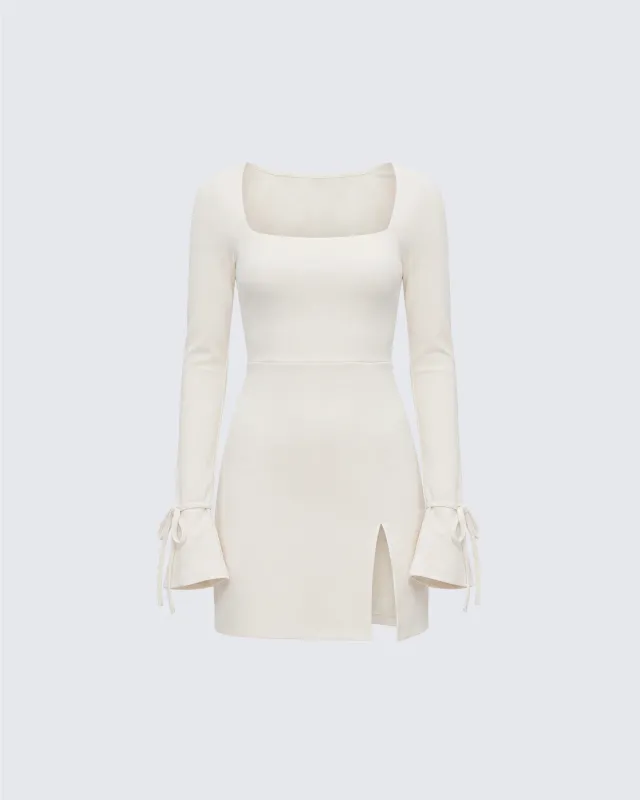 Kesia Ivory Mini Dress