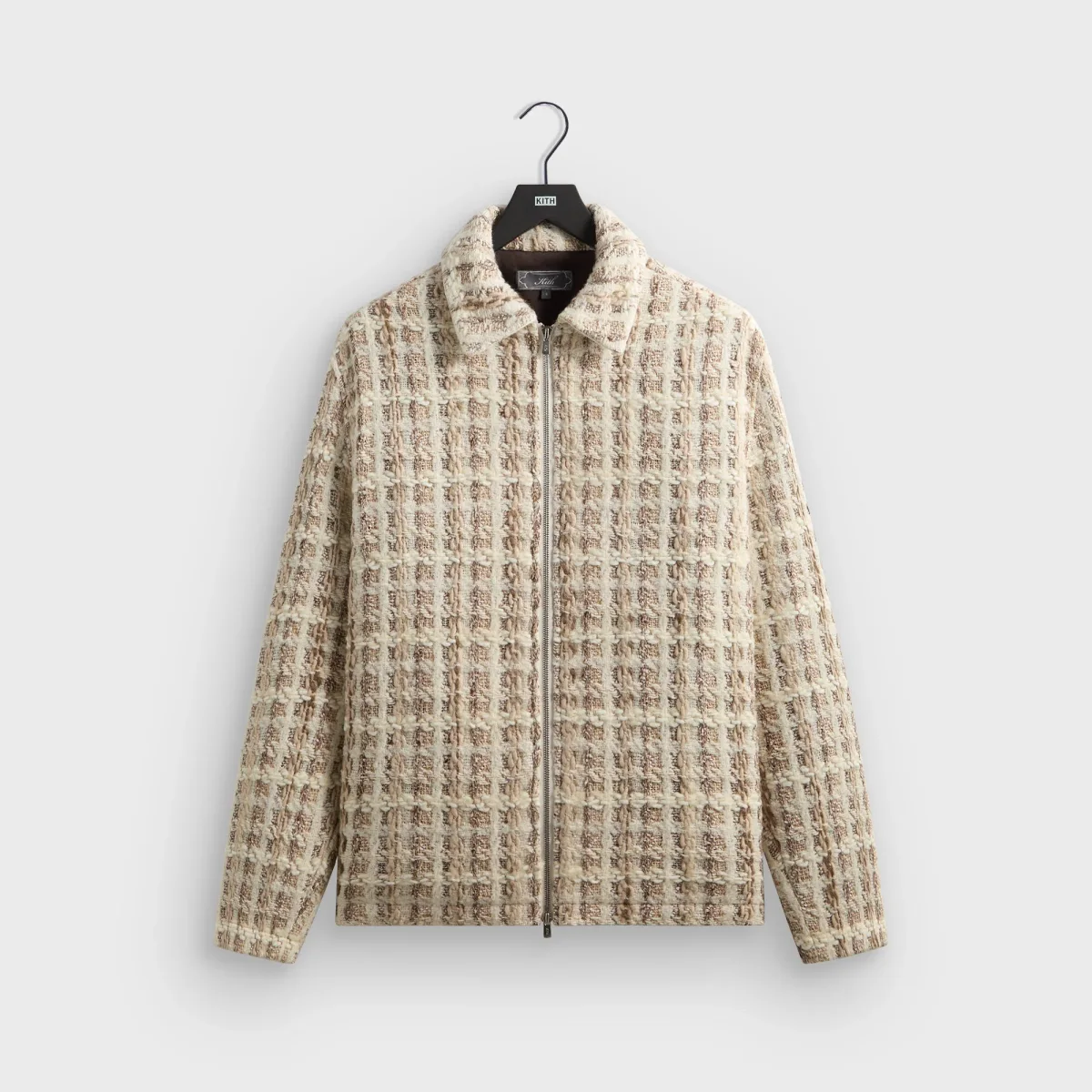 Kith Windowpane Tweed Coaches Denim Jacket