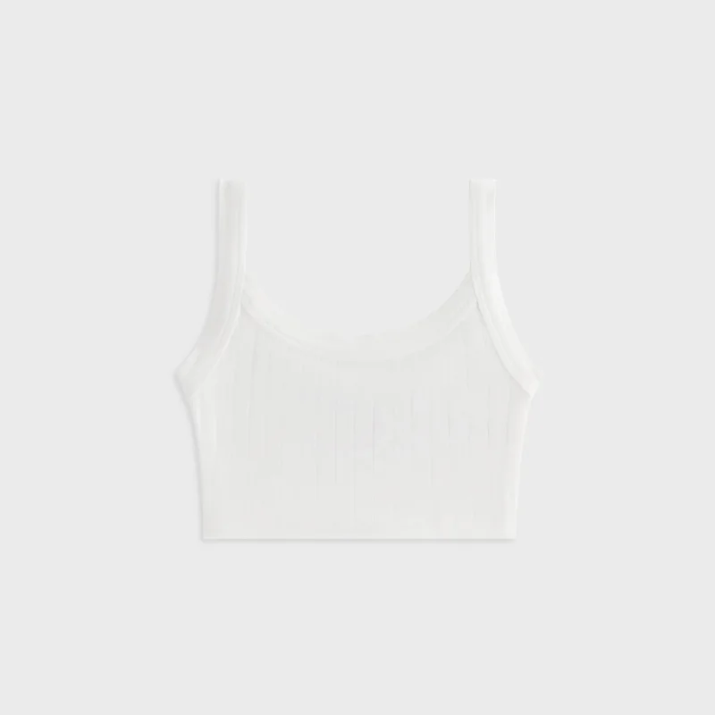 Kith Women Terra II Flat Rib Tank - White