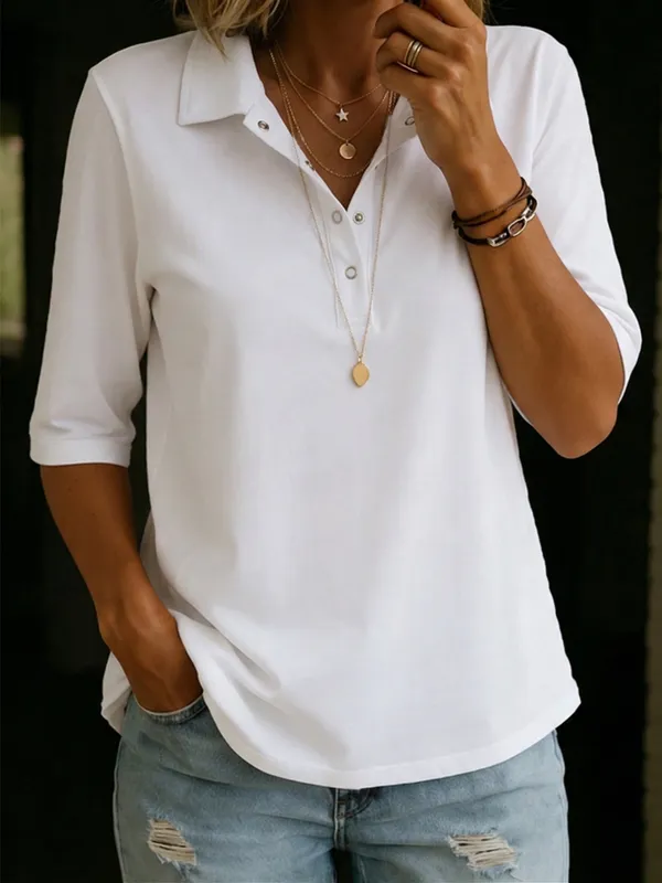 Knit Polo Shirt Sleeve