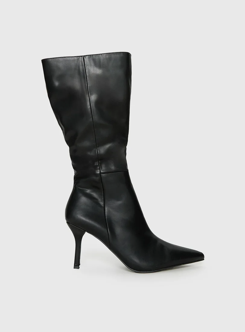 Elodiee Knee High Boots Black