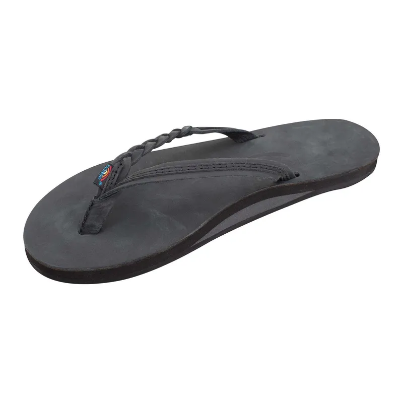 Ladies Flirty Braidy Single Layer Premier Leather Sandal