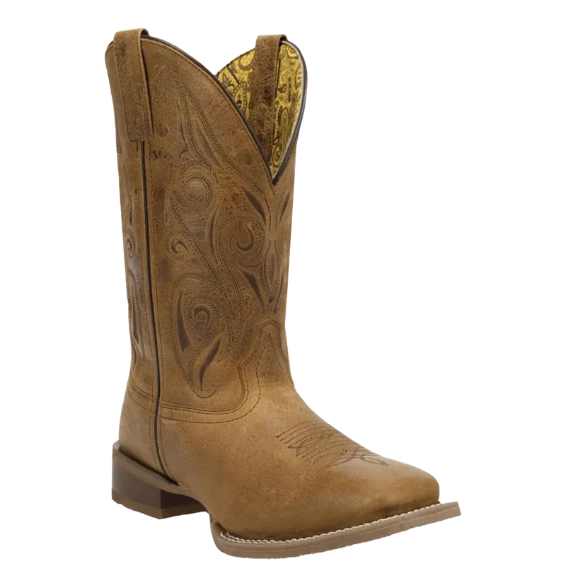 Laredo Ladies Emberlynn Tan Leather Western Boot 2032