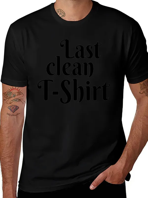 Last Clean T-shirt Graphic
