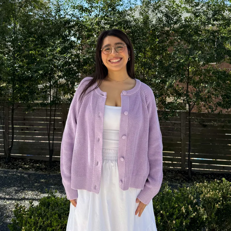 Lavender Pastel Cardigan