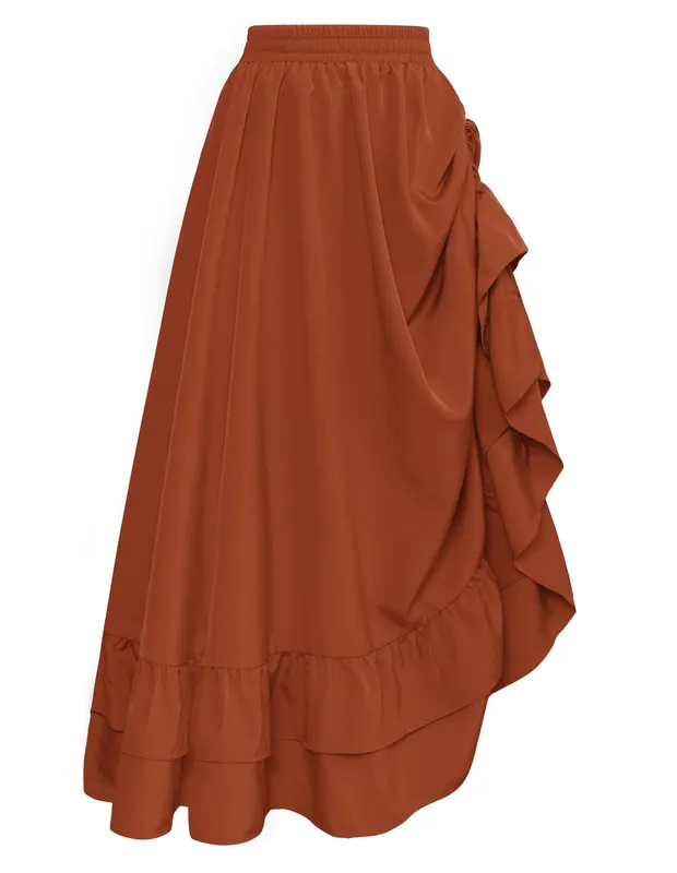 Layered Charcoal Skirt