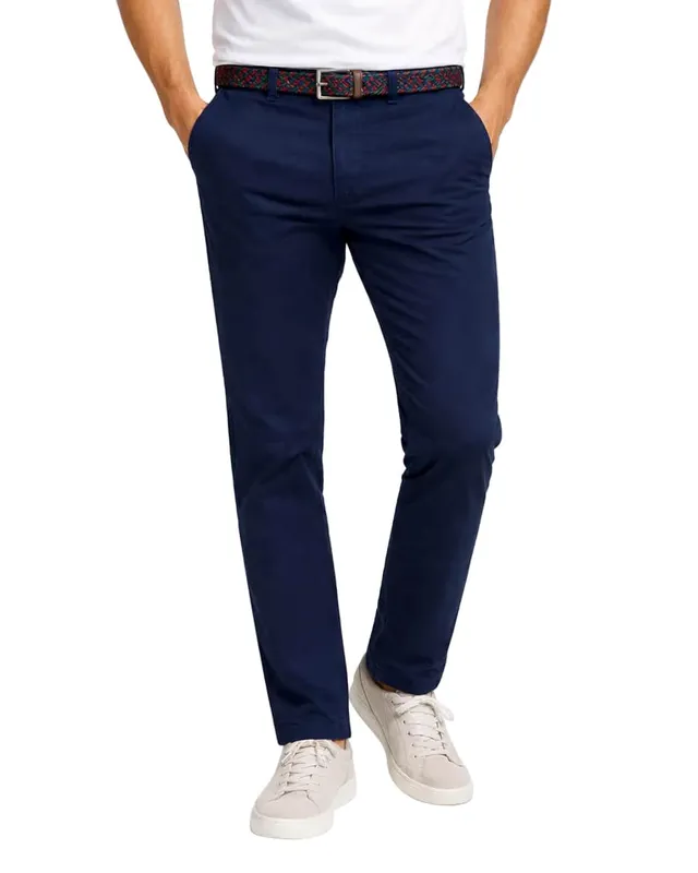 Lcdn Men' Chino Trousers Stretch Fit
