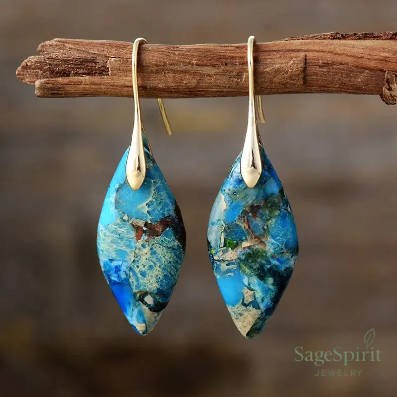 Leaf Drop Earrings