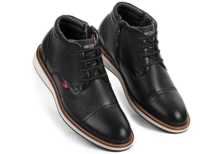 Leather Boots Black