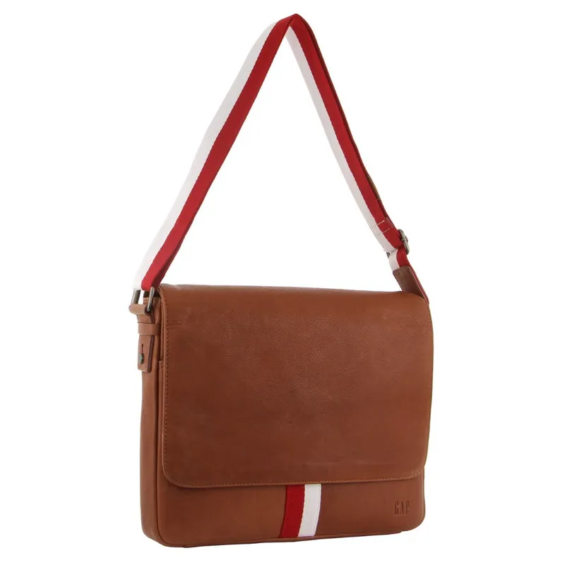 Leather Crossbody Bag Tan