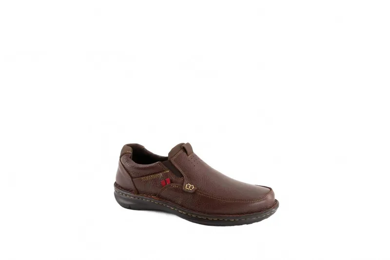 Leather Loafer In Dark Brown
