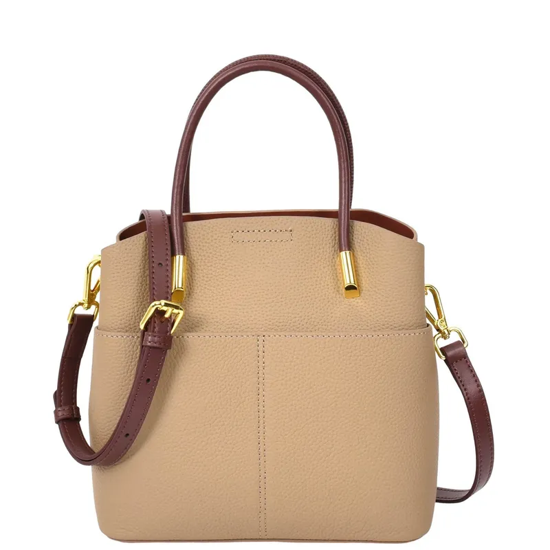 Leather Top Handle Bag