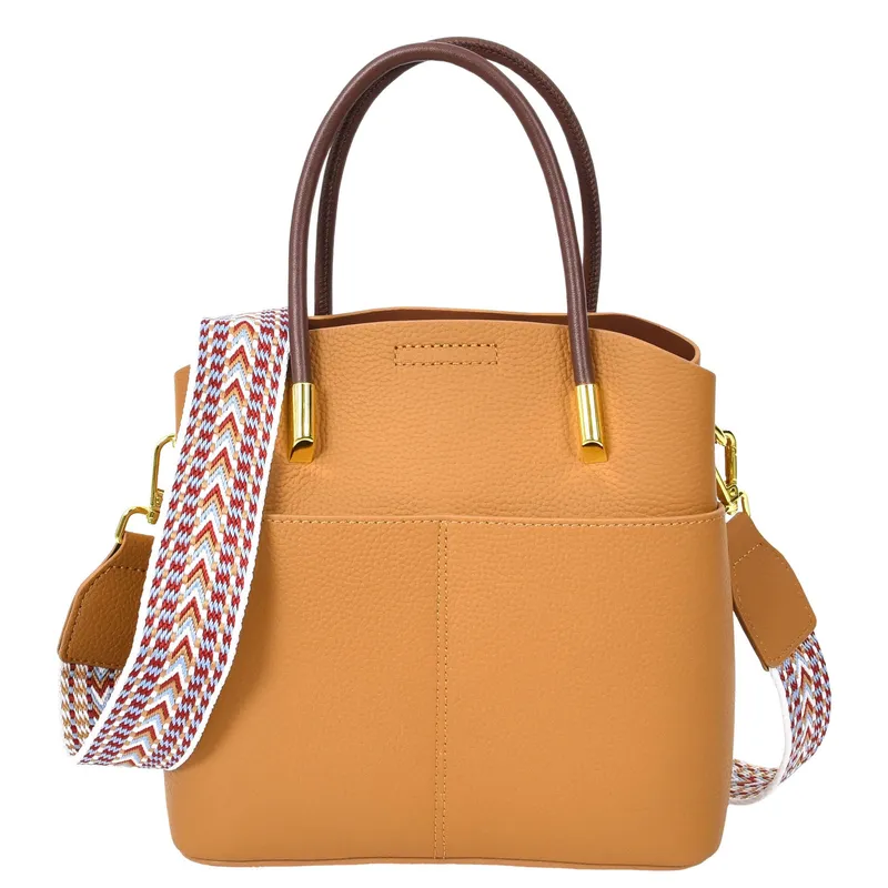 Leather Top Handle Bag