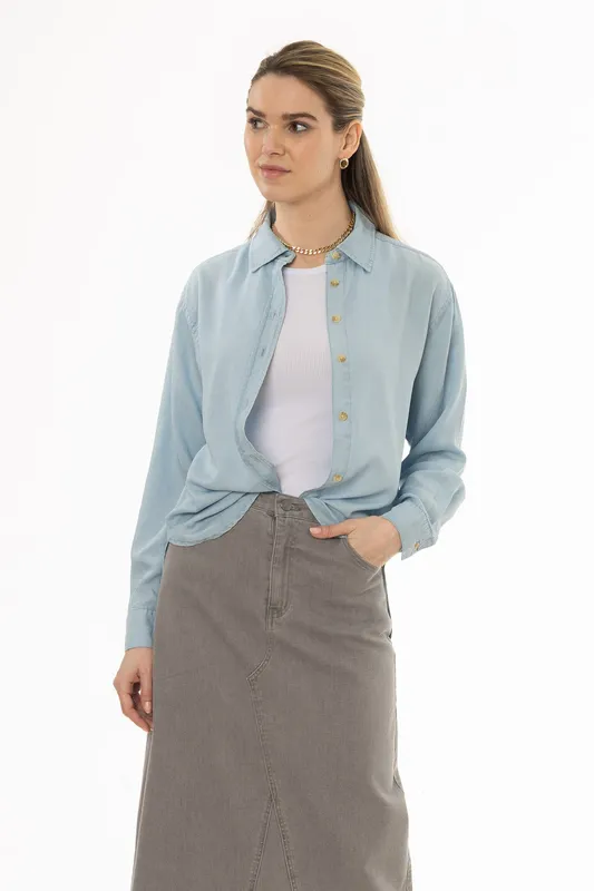 Light Blue Blouse