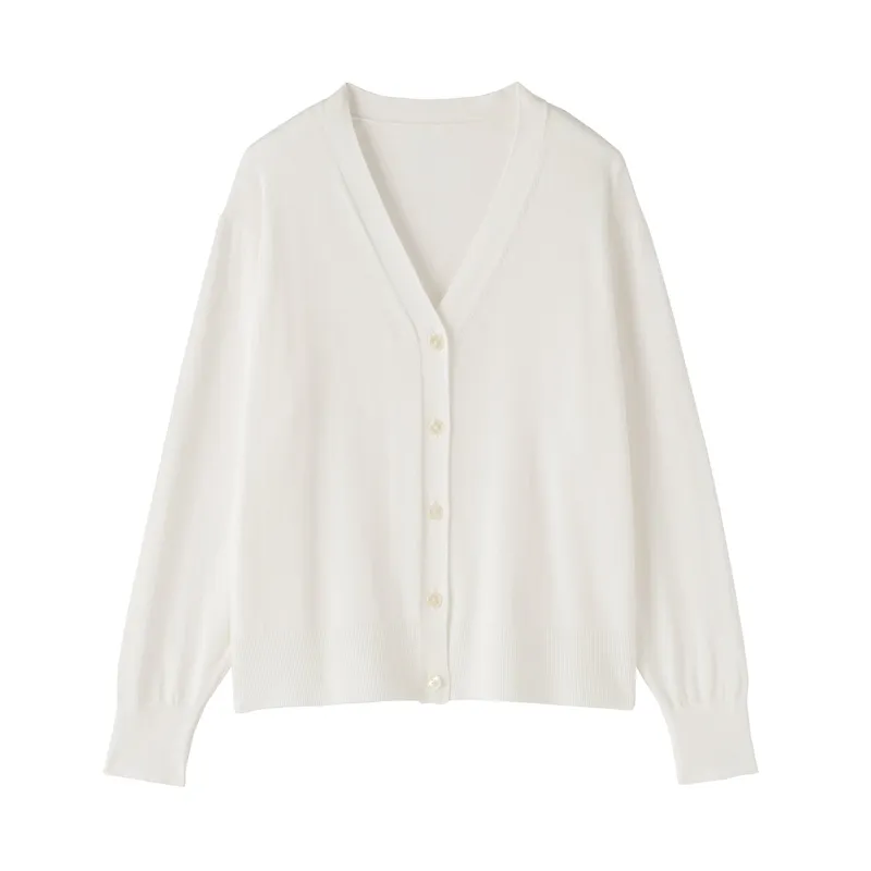 Light Knit V-neck Cardigan