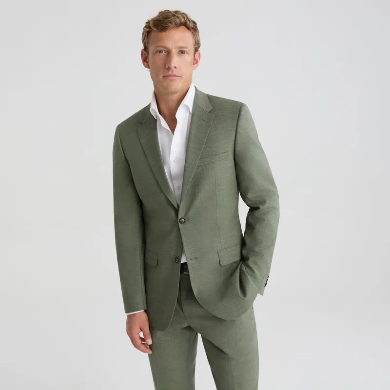 Light Olive Suit Jacket