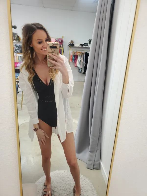 Lightweight Shirt Beach Coverup
